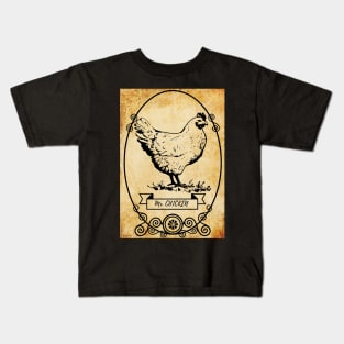 Vintage Chicken Kids T-Shirt